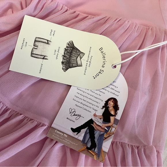 Blogilates Ballerina Skort Medium Light Pink - Picture 6 of 7